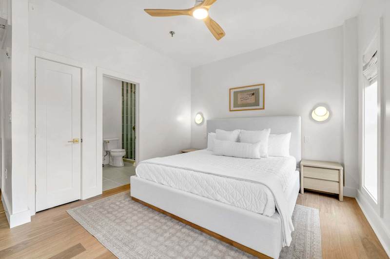 Studio features a king bed