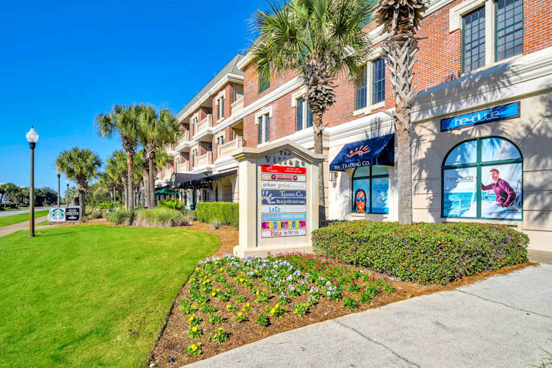 Peddlers Pavilion right outside your home to enjoy shopping, live music, and great food! 