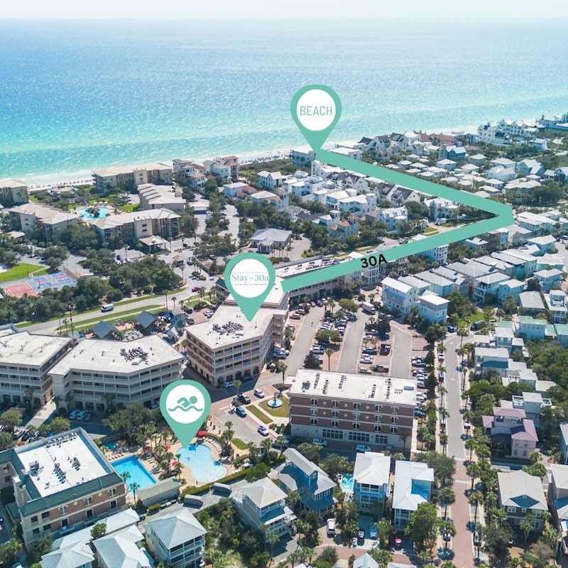 Short walk to deeded beach access & community pool 