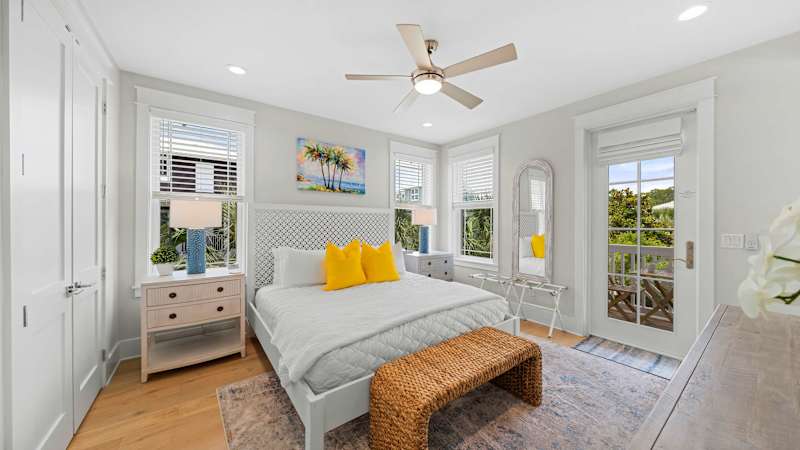 Bedroom #3 features a king bed, smart tv and ensuite.