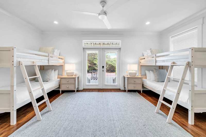 Bedroom #1 features (2) Twin/Twin Bunk Beds