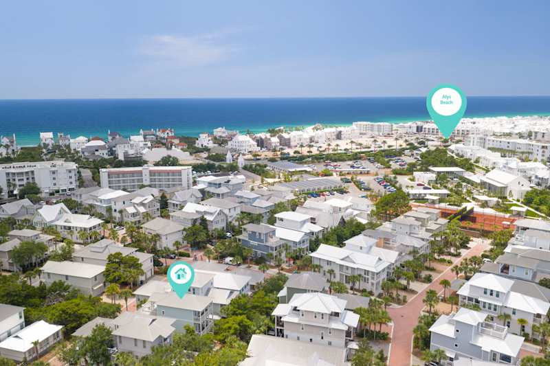 Home is a short bike ride to Alys Beach