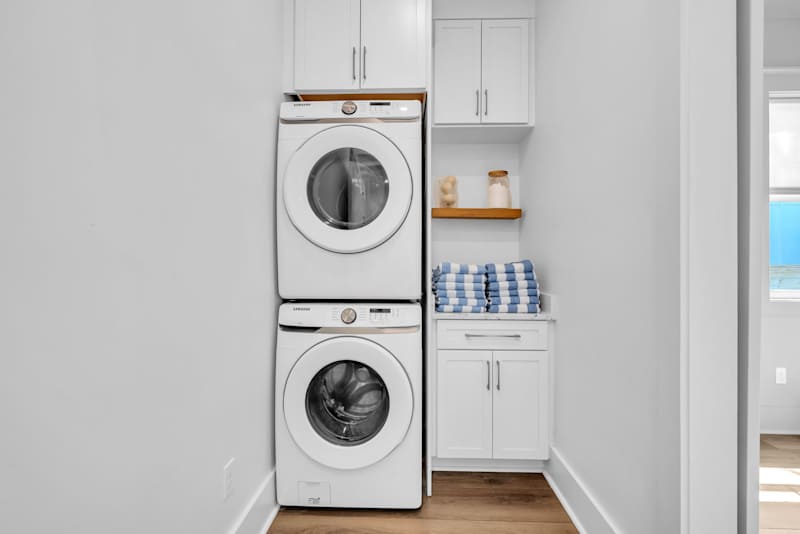 Full washer and dryer