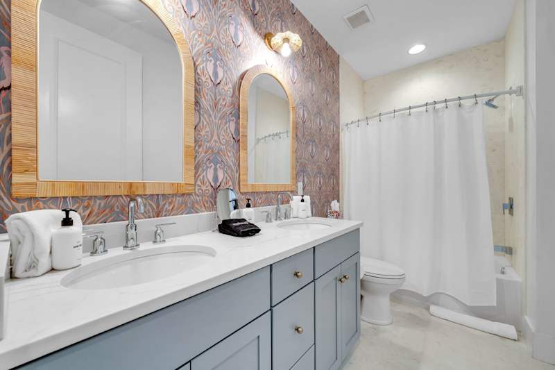 Second floor hall bathroom 
