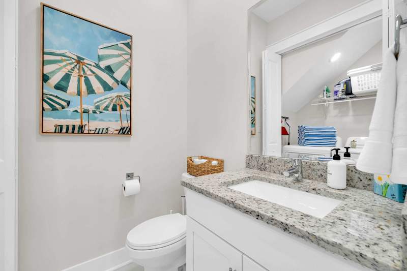 First floor half bathroom