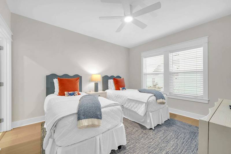 Bedroom #3: (2) Twin Beds Featuring smart TV
