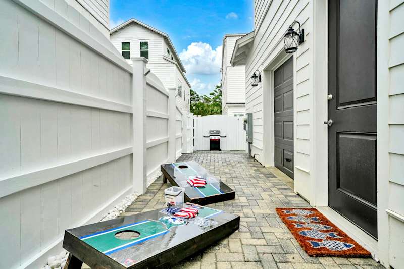 Cornhole included in your stay! 