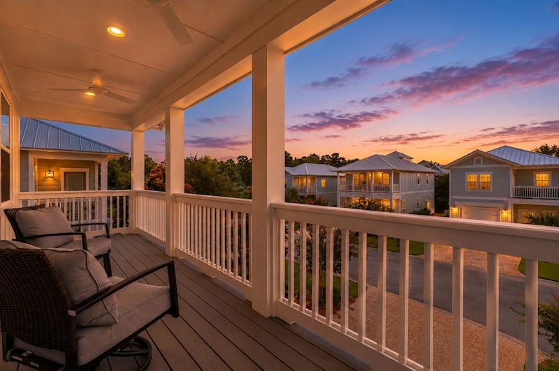 Private balcony access