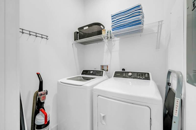 Full washer and dryer in unit