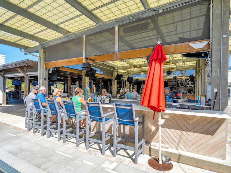 "The Big Chill" across the street from the house features many dining options!