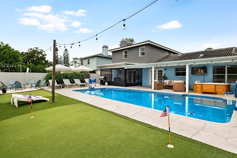 Heated Pool•Hot Tub•Theater•Fire Pit•Mini Golf in Seminole - photo 32 of 84