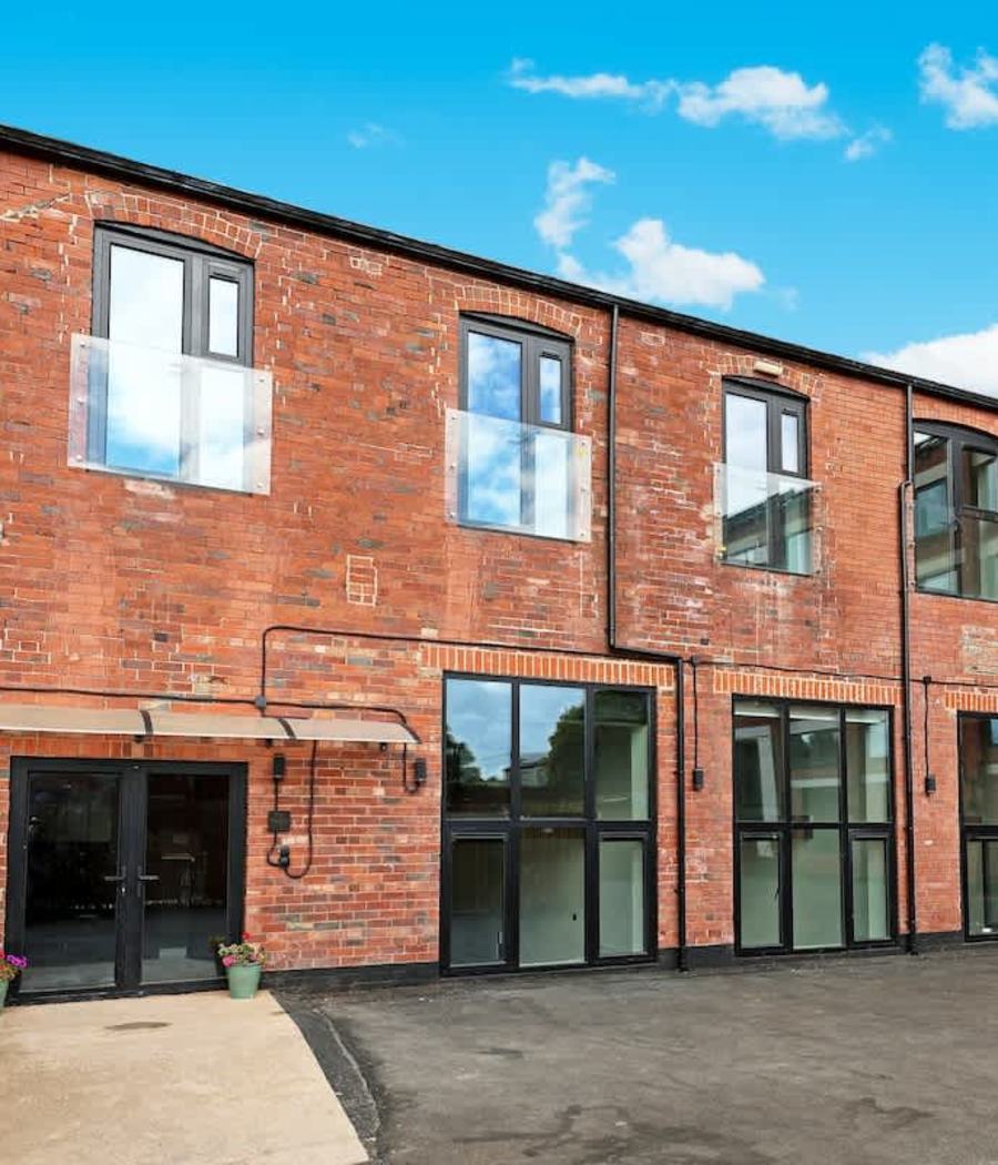 The outside of the building where our Wakefield flat is
