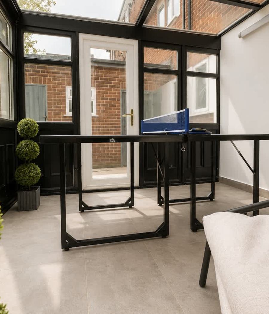 The sunroom at our Sunningdale house