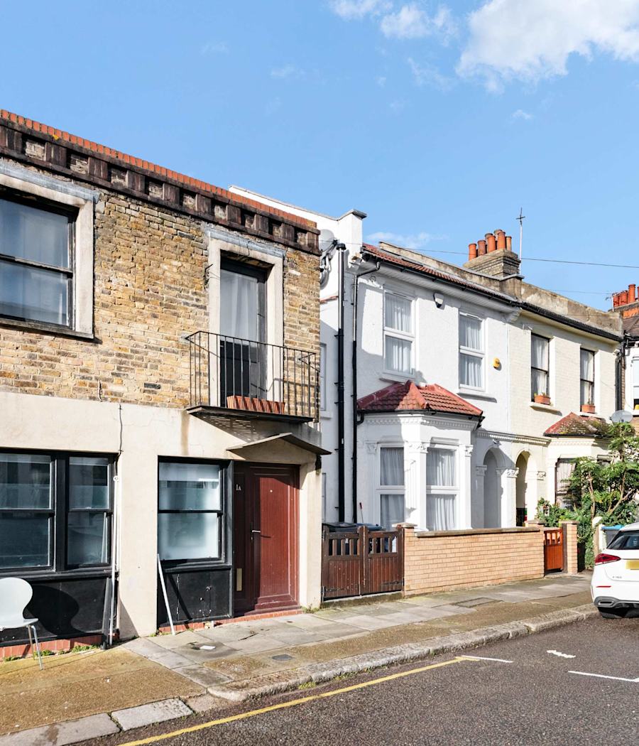 The street outside our Kensal Green house