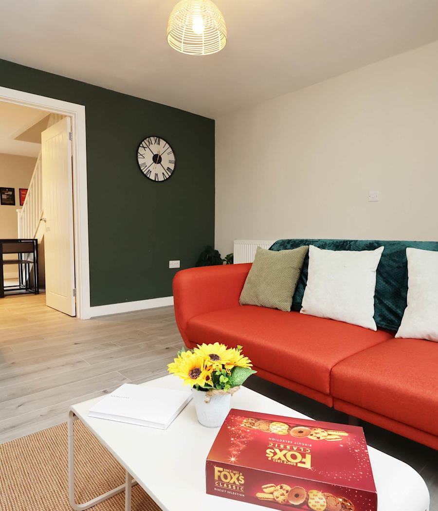 The sitting room in our Merthyr Tydfil house