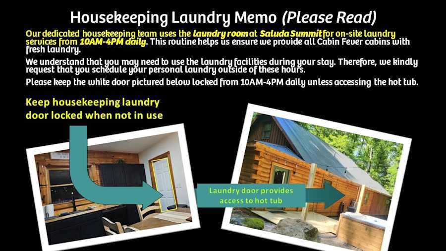 Temporary Housekeeping Notice
