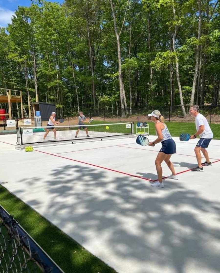 Community pickleball court