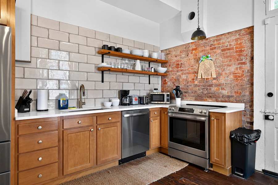 The kitchen, with plenty of space for cooking and gathering.