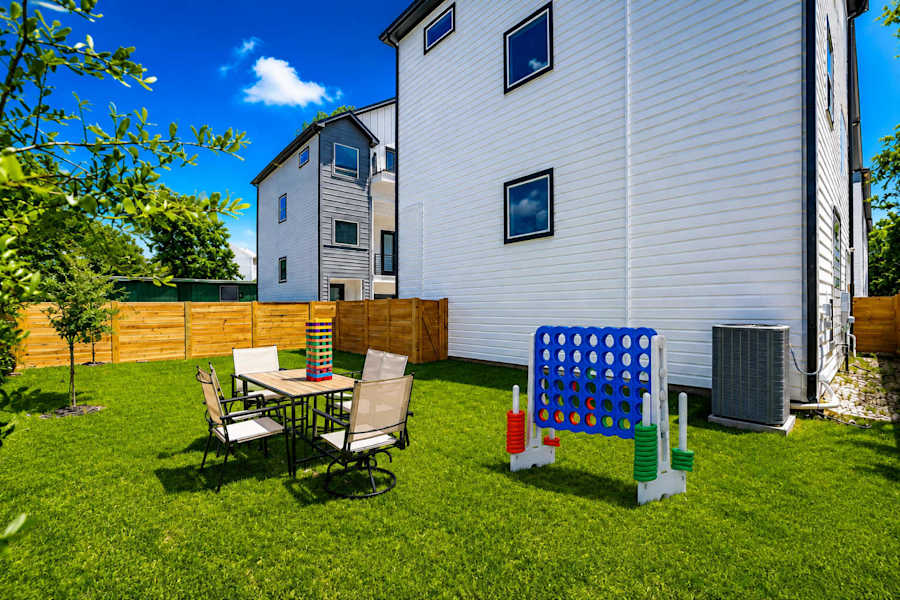 A yard to unwind in.