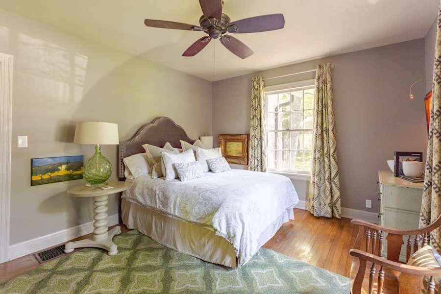 Bedroom 1, with a comfortable bed and a calm feel.