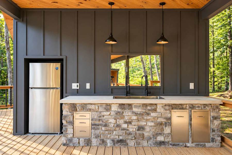 Community Outdoor Dining + Kitchen