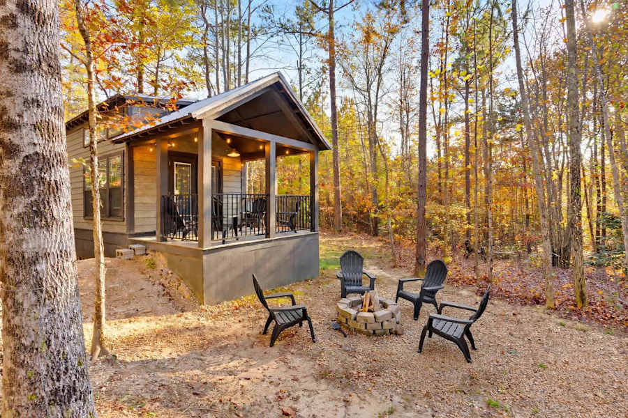 Front Porch and Fire Pit