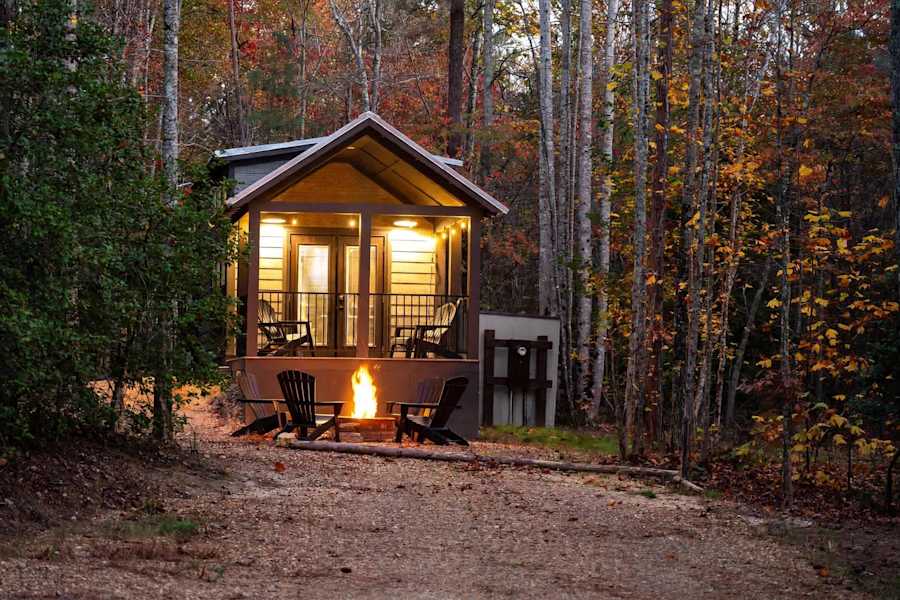 Front Porch and Fire Pit