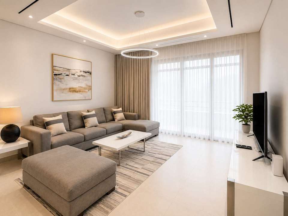 Elegant 3BR Apartment in Dubai Greens with Garden View, The Greens, Dubai