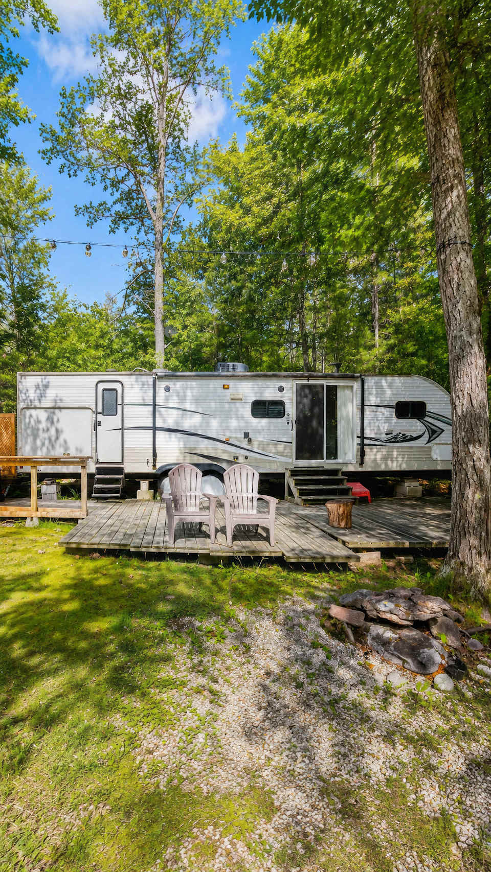 2-bedroom Camper Trailer Cottage #2 at Sand Bay — photograph 1