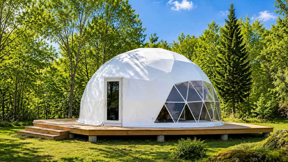 Glamping Dome #17 at Rice Lake Eco Retreat — photograph 2