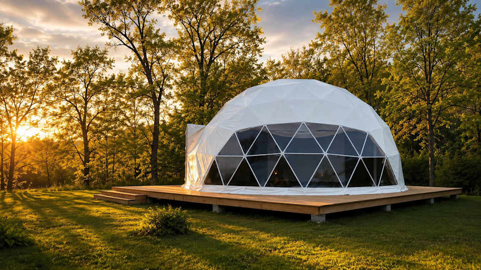 Glamping Dome #17 at Rice Lake Eco Retreat — photograph 1