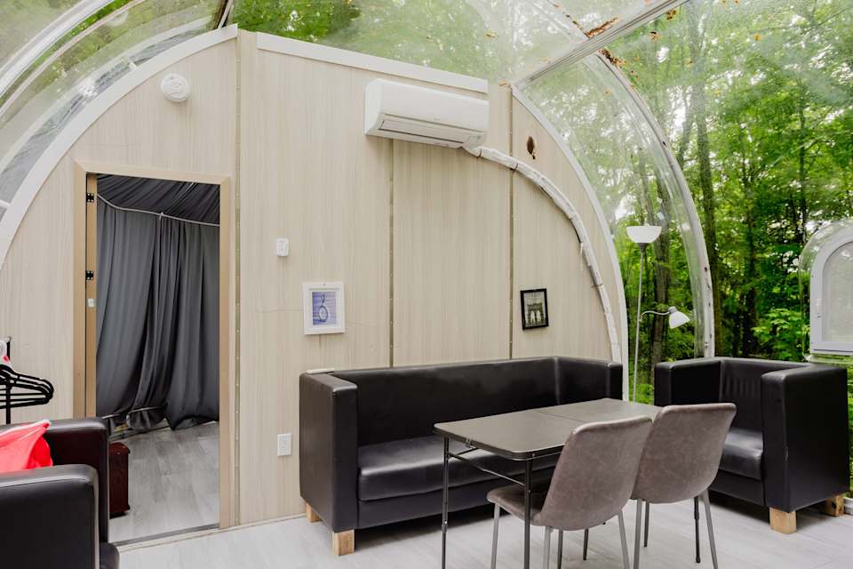 2-bedroom Capsule House Glamping Dome #30 at Mill Lake Unique Cabins — photograph 2