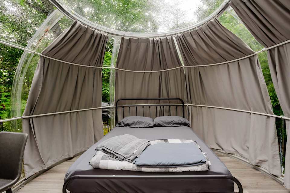 Studio Capsule House Glamping Dome #31 at Mill Lake Unique Cabins — photograph 3